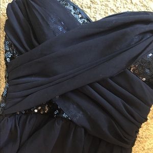 Size 2 Sapphire Blue Formal Gown